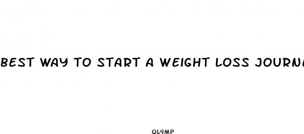 best way to start a weight loss journey
