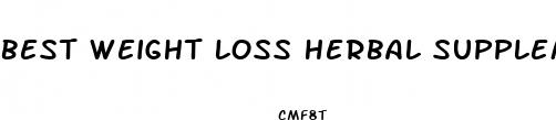 best weight loss herbal supplement