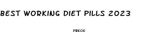 best working diet pills 2023