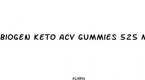 biogen keto acv gummies 525 mg