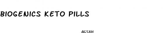 biogenics keto pills