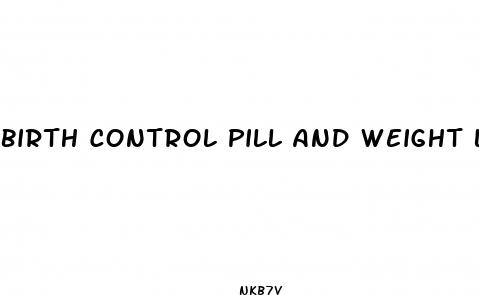 birth control pill and weight loss