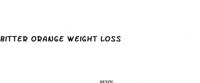 bitter orange weight loss 