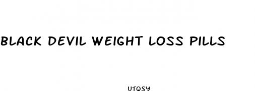 black devil weight loss pills