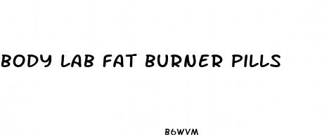 body lab fat burner pills