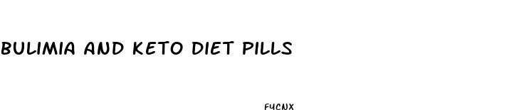 bulimia and keto diet pills