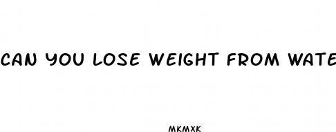 can you lose weight from water pills