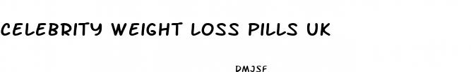 celebrity weight loss pills uk