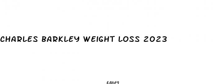 charles barkley weight loss 2023