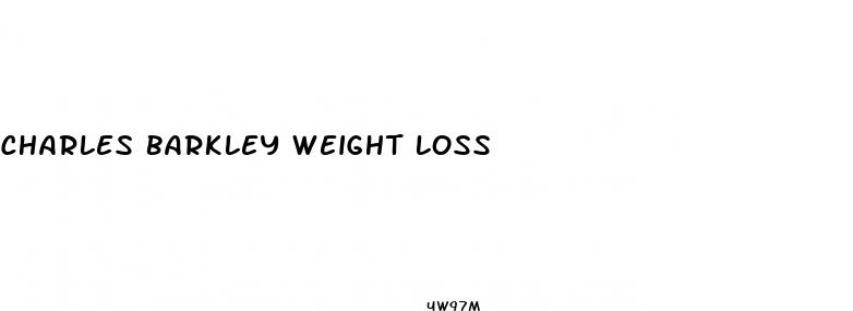charles barkley weight loss
