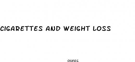 cigarettes and weight loss
