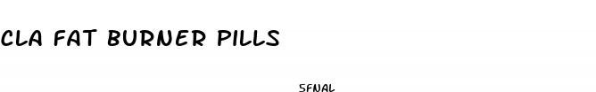 cla fat burner pills