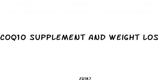 coq10 supplement and weight loss