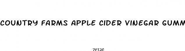 country farms apple cider vinegar gummies dietary supplement reviews