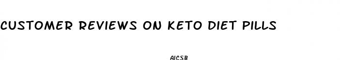 customer reviews on keto diet pills