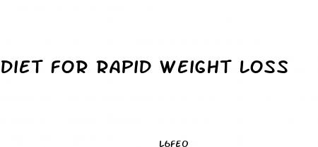 diet for rapid weight loss