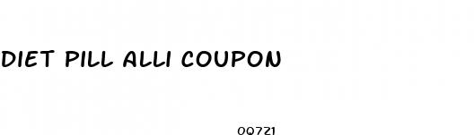 diet pill alli coupon