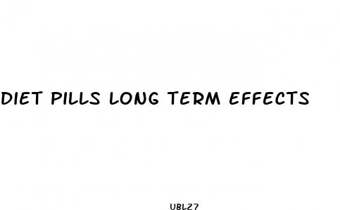 diet pills long term effects