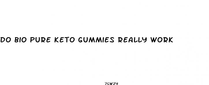 do bio pure keto gummies really work