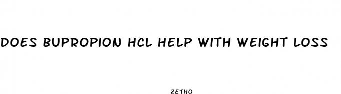 does bupropion hcl help with weight loss