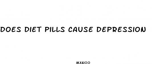 does diet pills cause depression