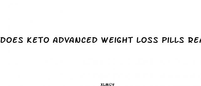 does keto advanced weight loss pills really work