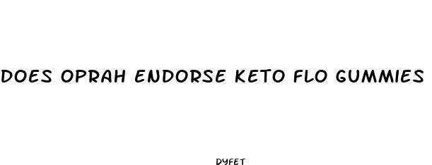 does oprah endorse keto flo gummies