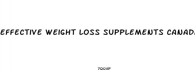 effective weight loss supplements canada