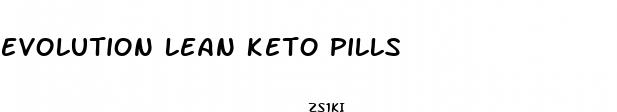evolution lean keto pills