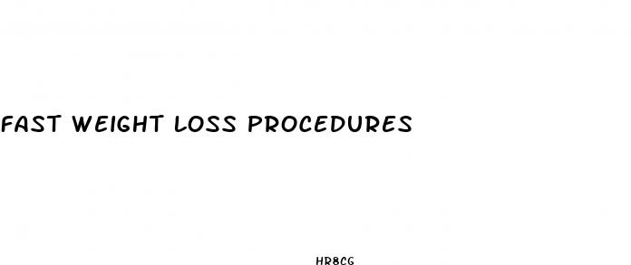 fast weight loss procedures