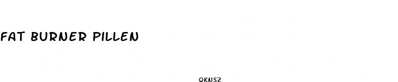 fat burner pillen