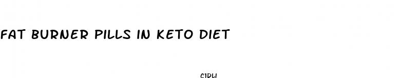 fat burner pills in keto diet