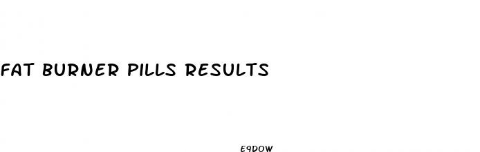 fat burner pills results