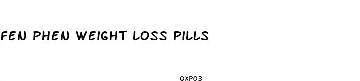 fen phen weight loss pills