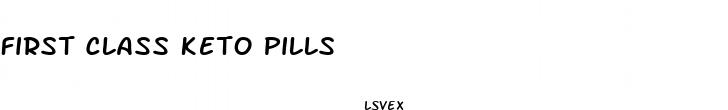 first class keto pills