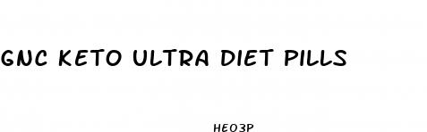 gnc keto ultra diet pills