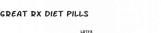 great rx diet pills