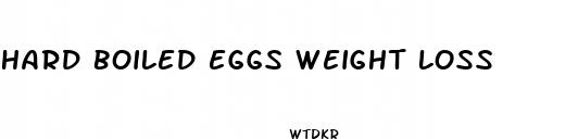 hard boiled eggs weight loss