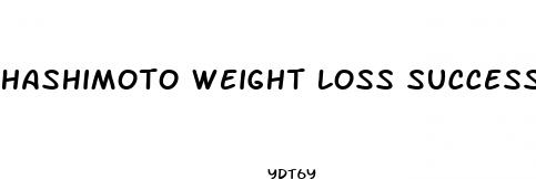 hashimoto weight loss success