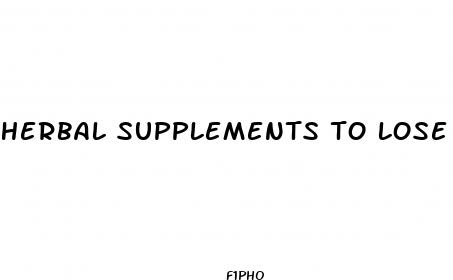 herbal supplements to lose weight