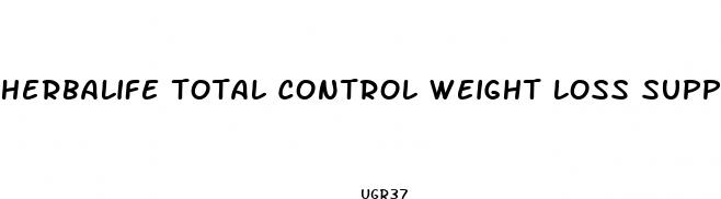 herbalife total control weight loss supplement reviews