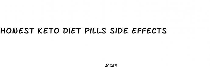 honest keto diet pills side effects