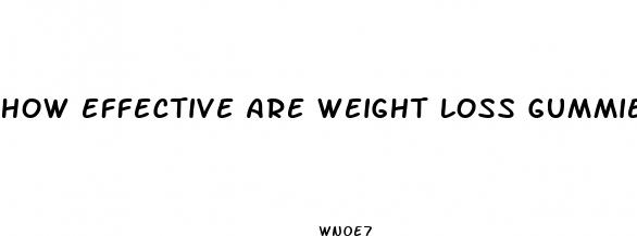 how effective are weight loss gummies