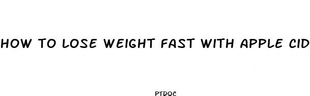 how to lose weight fast with apple cider vinegar pills