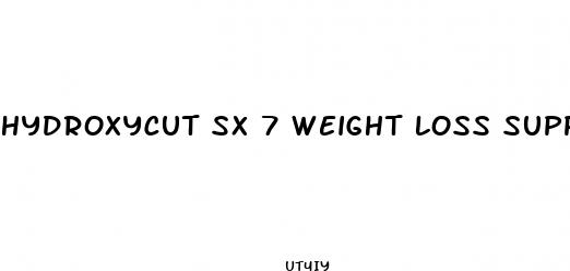 hydroxycut sx 7 weight loss supplement