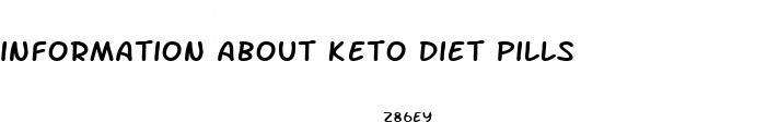 information about keto diet pills