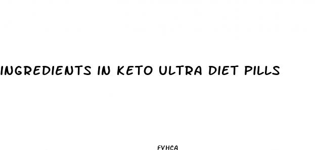 ingredients in keto ultra diet pills
