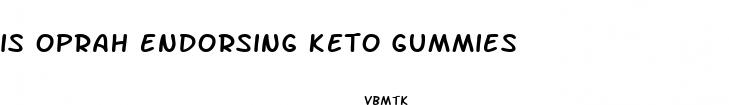 is oprah endorsing keto gummies