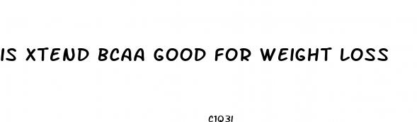 is xtend bcaa good for weight loss