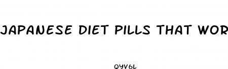 japanese diet pills that work best 500mg red capsules